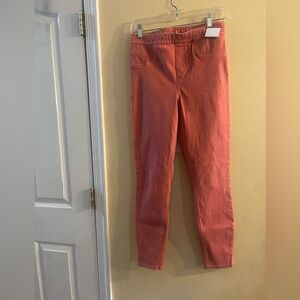 SPANX Nantucket red Jean-ish leggings, Medium